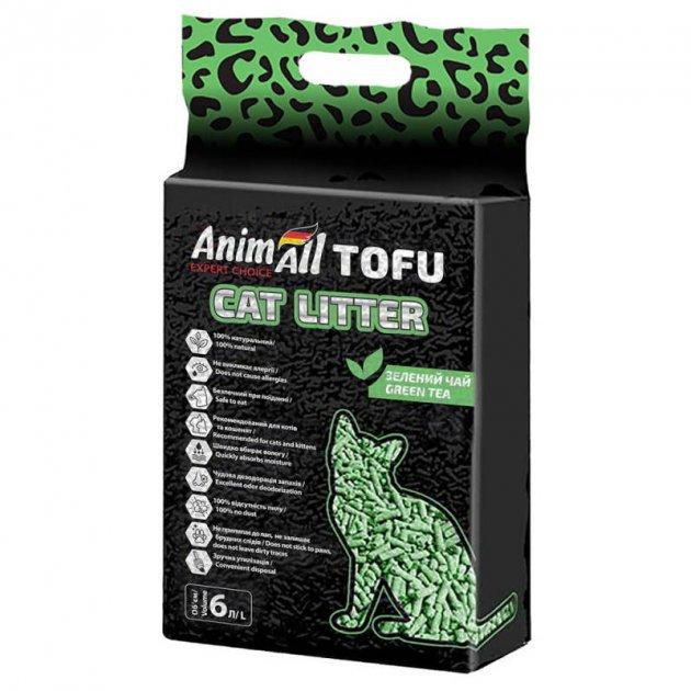 Наповнювач соєвий AnimAll TOFU Зелений чай 2,6кг/6 л