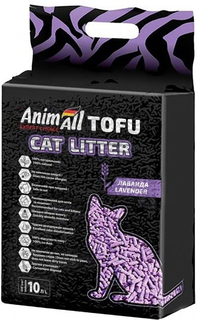 Наповнювач соєвий AnimAll TOFU Лаванда 4,66кг/10 л