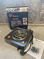 Електроплитка однокамфорна (вузький тен) Domotec MS-5802 (1000Вт)