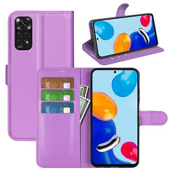 Чохол-книжка Litchie Wallet для Xiaomi Redmi Note 11 / Note 11S Violet