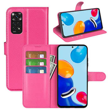 Чохол-книжка Litchie Wallet для Xiaomi Redmi Note 11 / Note 11S Rose