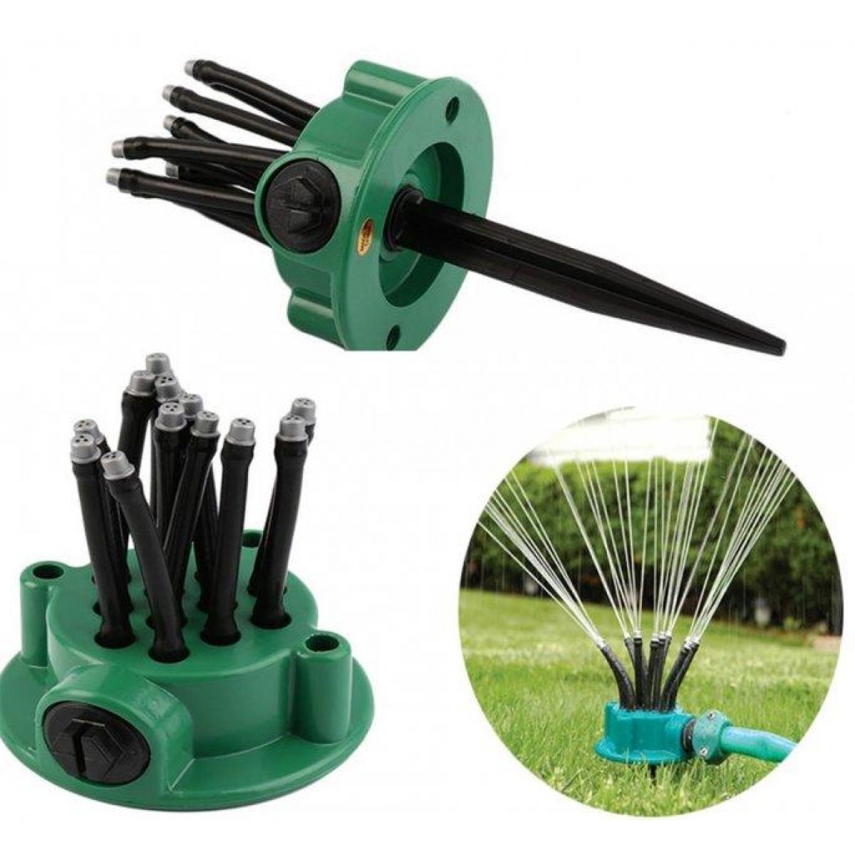 Спринклерний зрошувач, розпилювач для газону Multifunctional Water Sprinklers 360 градусів