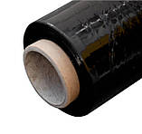 Стрейч-плівка чорна 2кг (ширина 50 см, товщина 20 мкм), фото 3