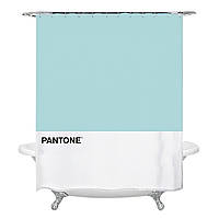 Шторка для ванной Balvi Pantone 180х200см, занавеска для душа в ванную комнату Голубая (штора для ванної) (NS)