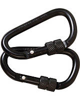 Карабин тактический 1 шт KOMBAT UK Carabiner Locking (Black)