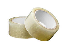 Скотч прозорий (ширина 45 мм довжина 100 метрів Ø 10 см вага 150 грам)