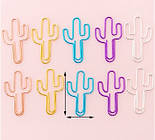 Скріпка фігурна Кактус різнокольорова, фото 2