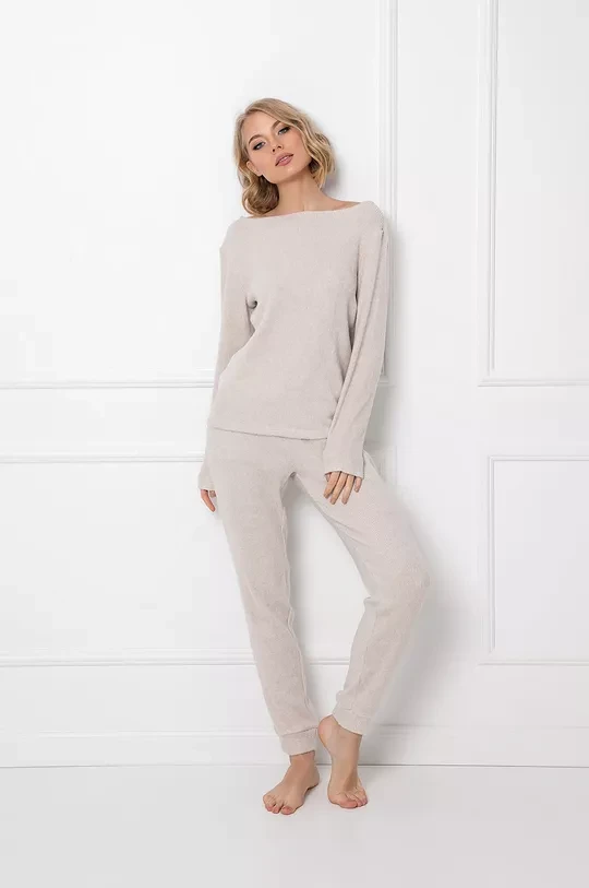 Жіноча піжама з штанами Madeleine Set Beige