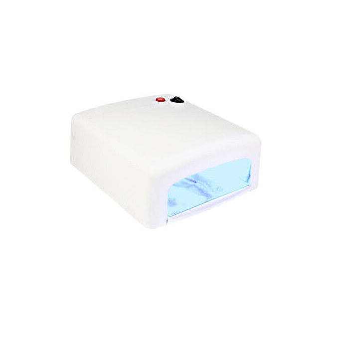 УФ лампа для нігтів, лампа для манікюру з таймером Beauty Nail ZH-818 White