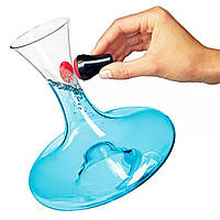 Силіконова магнітна щітка Cuisipro для вузьких пляшок, ваз, декантерів та інших скляних ємностей (чорна)
