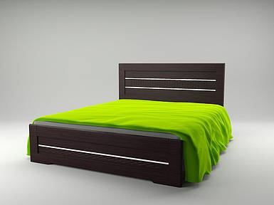 Ліжко двоспальне з ящиками 140х200 Неман Соломія Венге