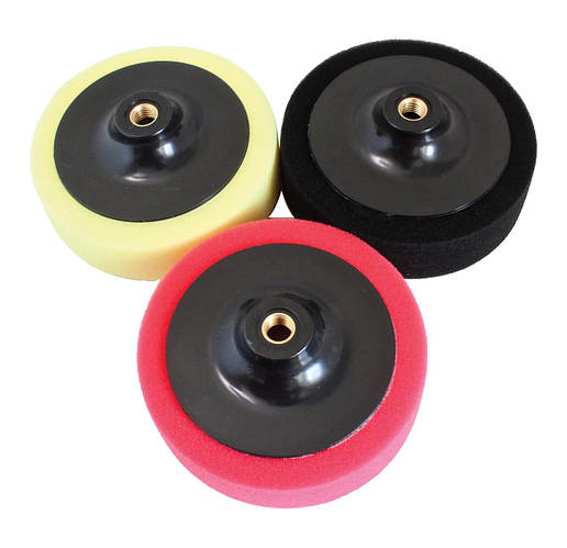 Купить Круг-губка полировочная 150 мм набор 3 шт. с адаптером M14 SATRA ...