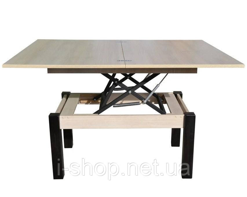 Обідній стіл трансформер Неман БАТТЕРФЛАЙ Дуб шамоні світлий