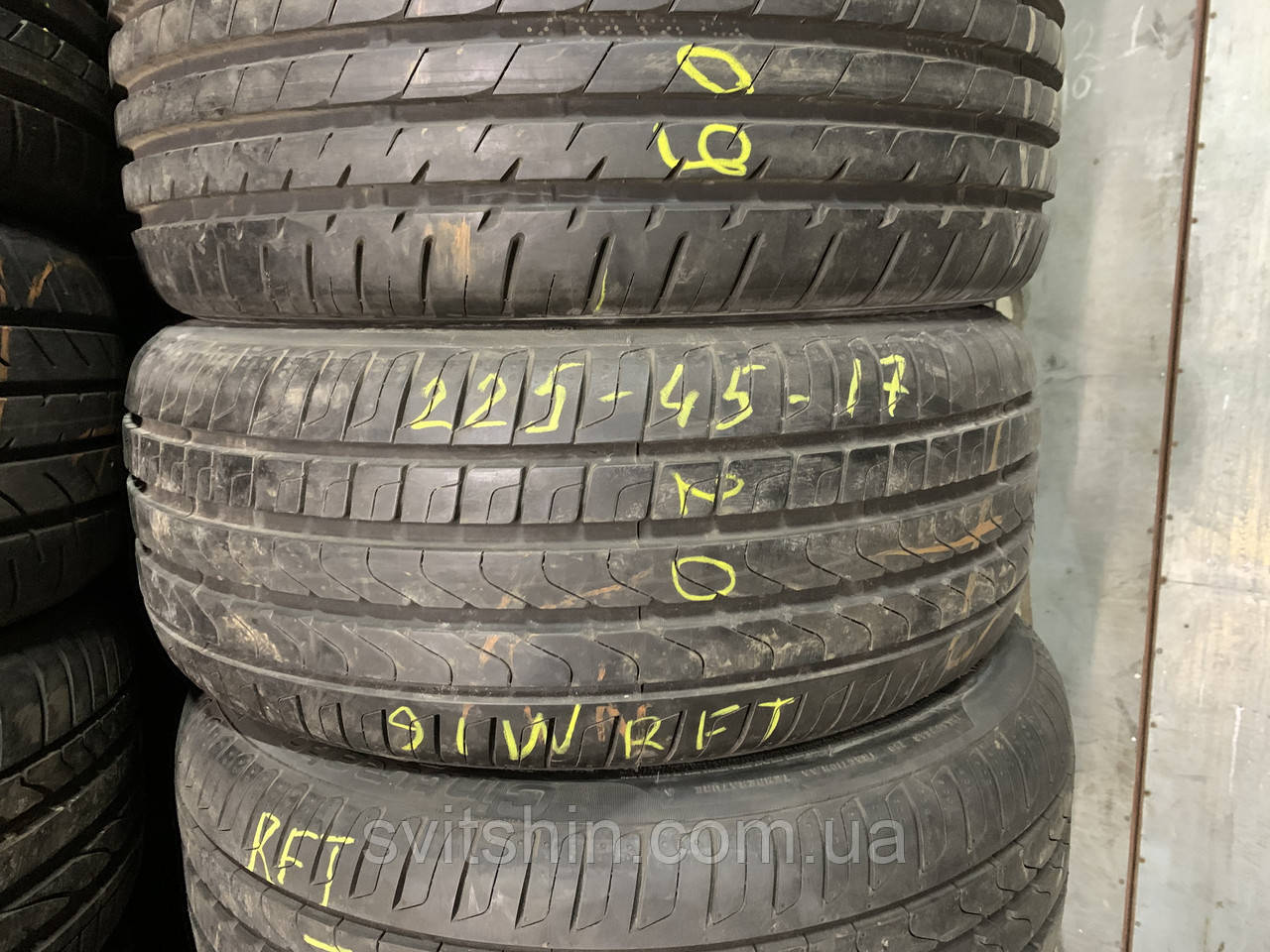 Розпаровки 225/45R17 Dunlop,Yokohama Pirelli в асортименті, фото 1