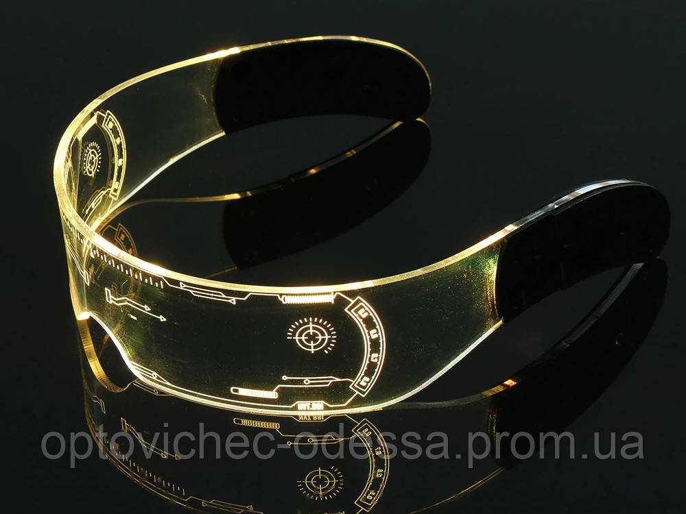 Світлодіодні окуляри EL 7 кольорів  Багатокольоровий Хіт продажу!