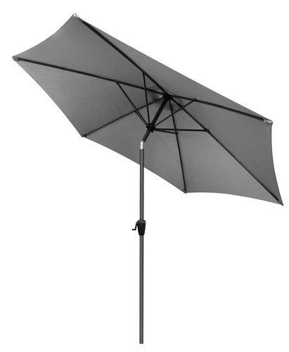 Зонт садовый/пляжный 3м - темно-серый - фото 1 - id-p1683796646