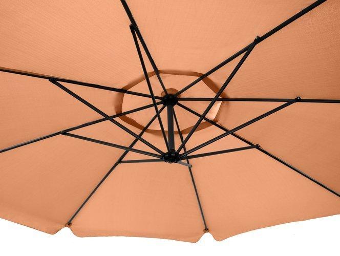 Садовый зонт с удлинителем 3,5 м - коричневый - фото 8 - id-p1683796656