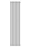 Вертикальний дизайнерський радіатор опалення ARTTIDESIGN Matera 7/1800/413 білий матовий, фото 3
