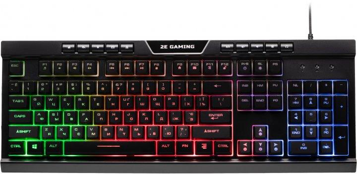 Клавіатура USB KG300 LED Gaming black 2E Гарантія 12 міс