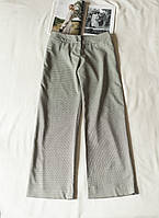Черно белые шерстяные брюки в гусиную лапку женские Austin Reed, размер M, L