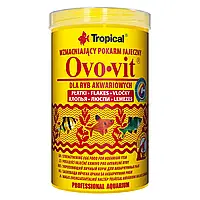 Сухой корм для аквариумных рыб Tropical в хлопьях «Ovo-Vit» 1 л (для всех аквариумных рыб)