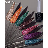 Гель-лак світловідбивні SAGA Fiery No27, 8 мл, фото 3