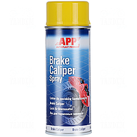 Краска для суппортов и тормозных барабанов APP Brake Caliper Spray, 400 мл Аэрозоль Желтый
