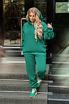 Спортивный костюм женский на флисе  БАТАЛ, фото 3