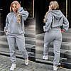 Спортивный костюм женский на флисе  БАТАЛ, фото 10