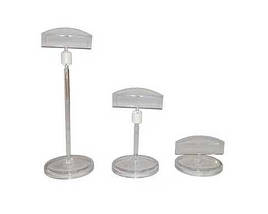 Цінникоутримувач 50 мм на круглій базі + подовжувач 50 мм (5039-50), фото 2