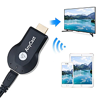 Медиаплеер для телевизора c HDMI и Wifi, AnyCast M9 PLUS / WiFi передатчик с телефона на телевизор