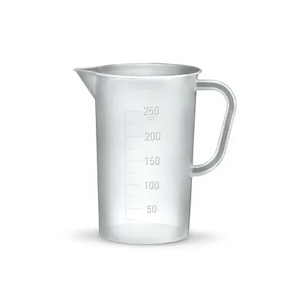 Мензурка поліпропіленова з ручкою, фото 1