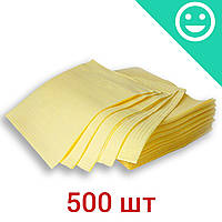 Серветки нагрудні стоматологічні, жовті 500 шт.