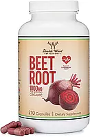 Double Wood Beet Root Powder / Корень свеклы порошок 1000мг 210 капс