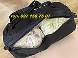 Баул-сумка на 120 літрів чорний сумка-рюкзак військовий для речей, фото 5