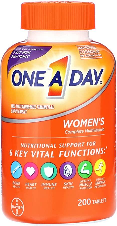 Мультивітаміни та мінерали для жінок One-A-Day, Bayer, 200 таблеток