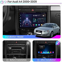 Junsun 4G Android магнітолу для Audi A4 2 3 B6 B7 2000 — 2009 S4 RS4