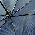 Чоловіча парасолька автомат Doppler синій, фото 4
