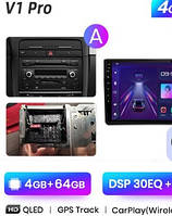 Junsun 4G Android магнітолу для Audi A4 2 3 B6 B7 2000 — 2009 S4 RS4 4ГБ ОЗУ + 64 + 4G тип А