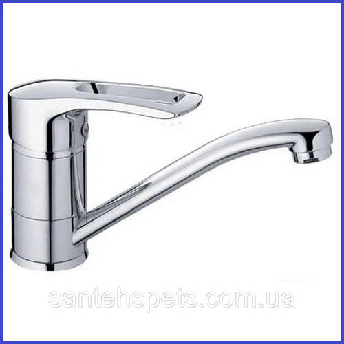 Смеситель для раковины в ванную длинный поворотный латунный 15 см Haiba ...