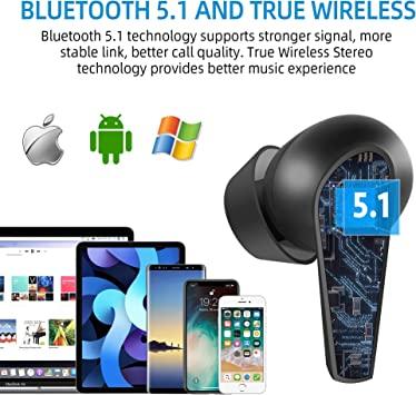 Bakibo wireless earphones bluetooth 5.1 sales
