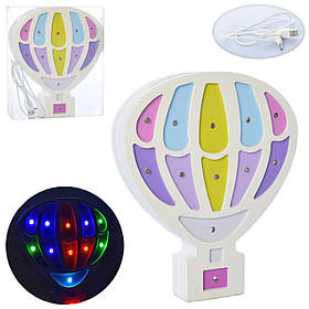 Дерев'яна нічник MD 2151 повітряна куля, 20-17 см, Toyman