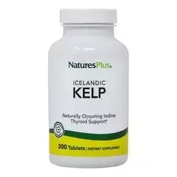 Nature's Plus Icelandic Kelp ламінарія з 150 мкг йоду з Ісландії, 300 таблеток. До 05/2028