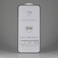 Защитное стекло для iPhone 14 Plus клей по всей поверхности "5D Hard"