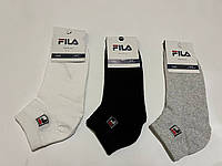 12 пар в упаковці, короткі шкарпетки FILA р. 40-45