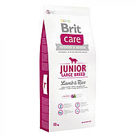 Сухой корм Brit Care Junior Large Breed Lamb & Rice 12 кг для щенков и молодых собак крупных пород