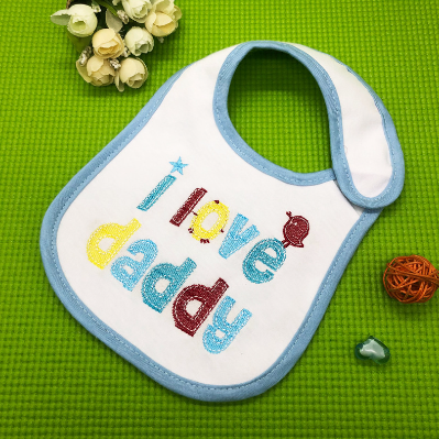 Нагрудник бавовняний I love dady