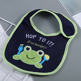 Нагрудник бавовняний Hop to it, темно-синій