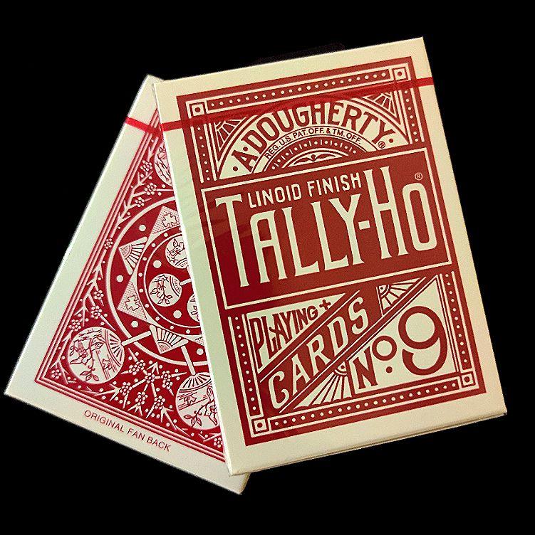 Карты игральные Tally Ho Fan Back Red (ID#1669376307), цена: 199 ...