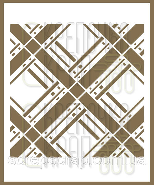 Трафарет фон 9,5х9,5см.